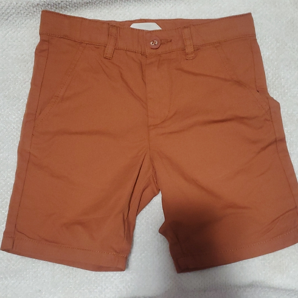 H&M Boys Rust Orange Chino Shorts